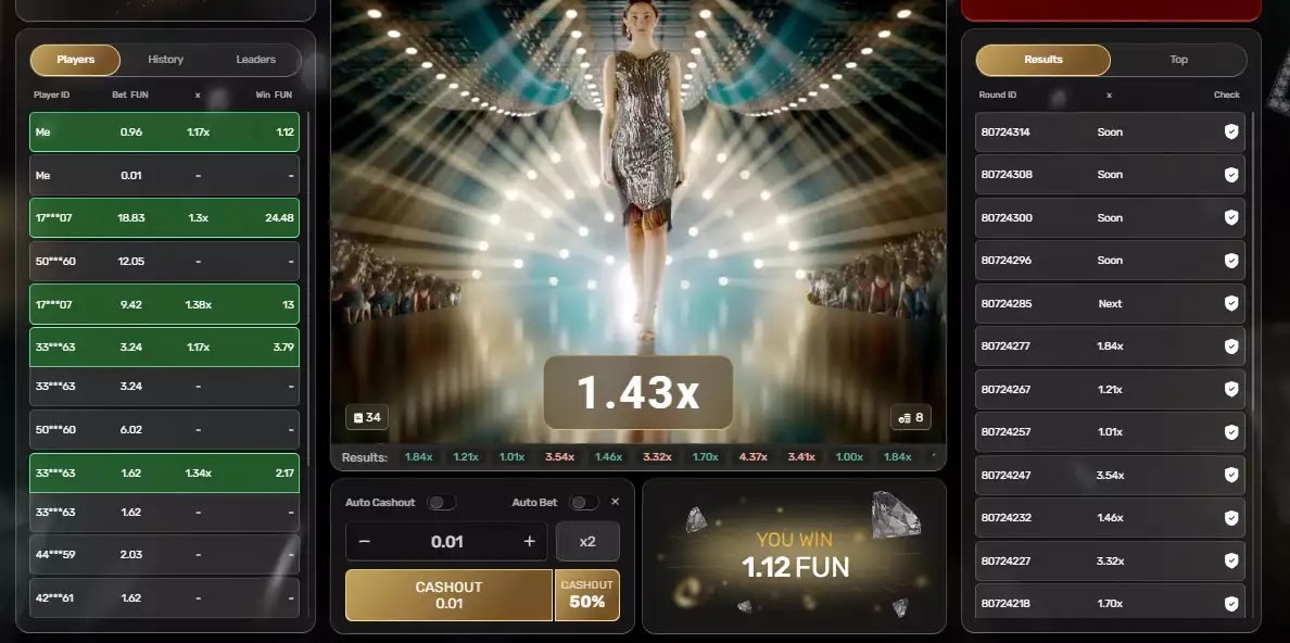 Cash Show screenshot 3 - betting panel and live host view