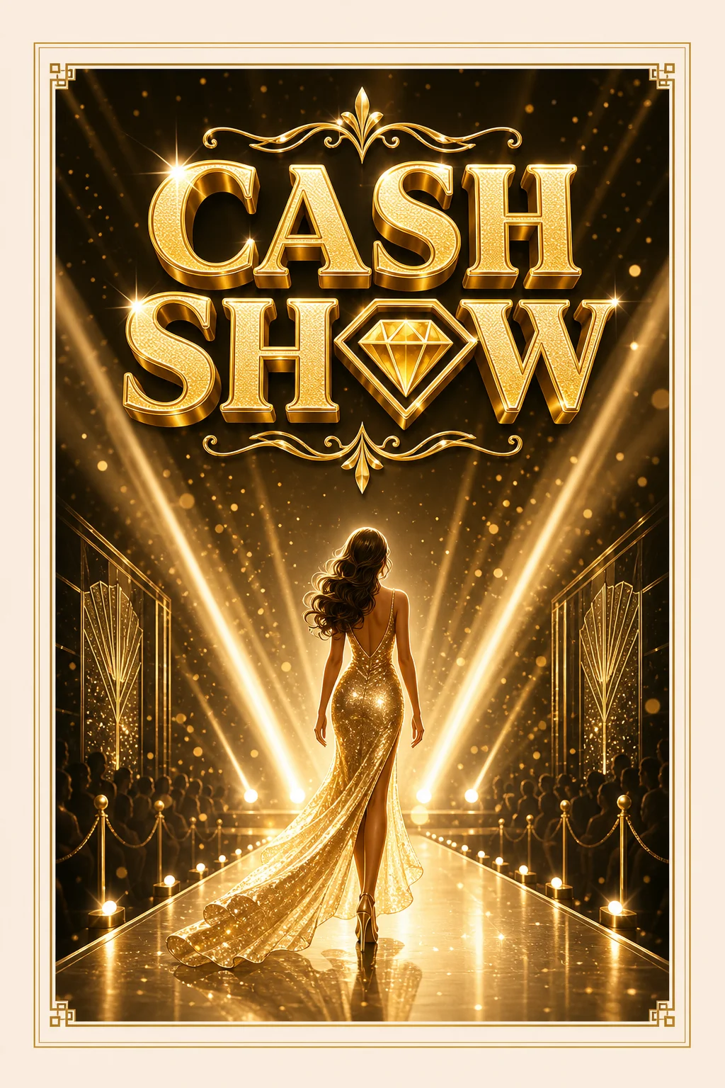Cash Show gameplay - multiplier climbing through a live-style game show round